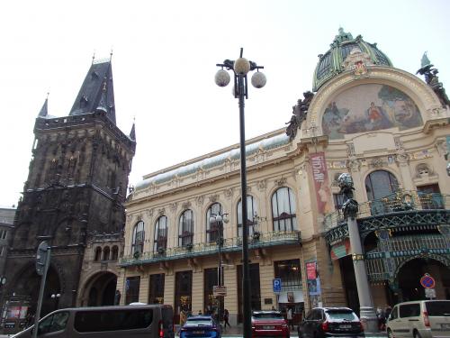 久々のヨーロッパはチェコでクリスマスマーケット巡り【５３】十日ぶりプラハ旧市街巡りで火薬塔へ