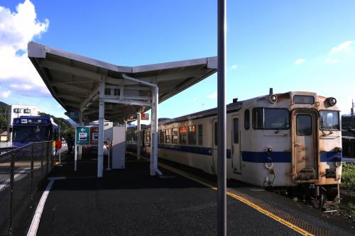 2023年9月 復旧した日田彦山線BRTひこぼしラインで行く日田の旅（1） 青春18きっぷでBRT彦山駅に到着しました。