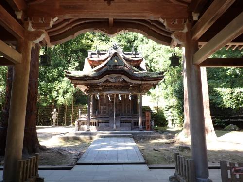 23年夏　北陸ツーリング　須波阿湏疑神社から万葉の里味真野苑・岡太神社・大瀧神社へ行きました。