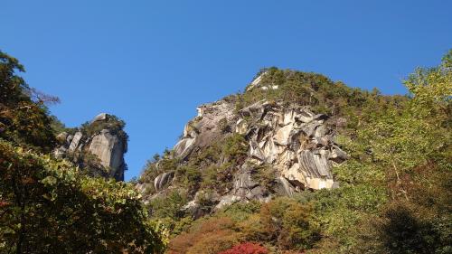 昇仙峡で紅葉早狩り