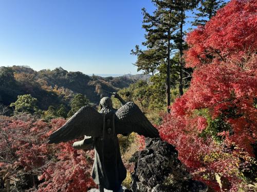 秋の鎌倉散策、建長寺周辺のもみじ