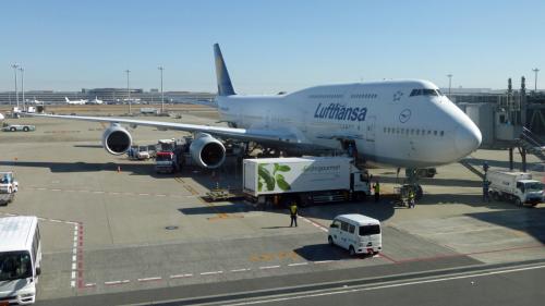 2024年 早春　久し振りのロンドン ⑬帰国：フランクフルト発 LH便 747-8 ビジネスクラスを体験