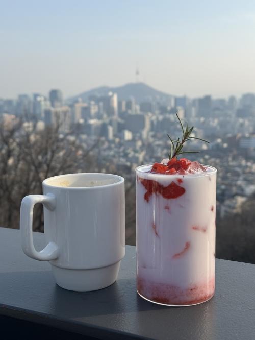 【ソウル】仁王山ハイキングと参鶏湯、カフェ、トッポッキとグルメ1日