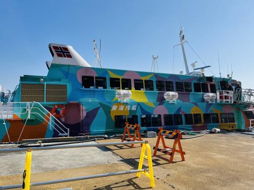 熱海～高速ジェット船で『伊豆大島へ』(椿まつり、三原山、波浮港、地層大切断面)ホテルニューアカオ連泊