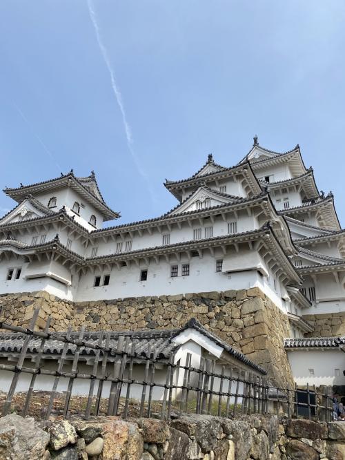春の美しき白亜の名城世界遺産姫路城