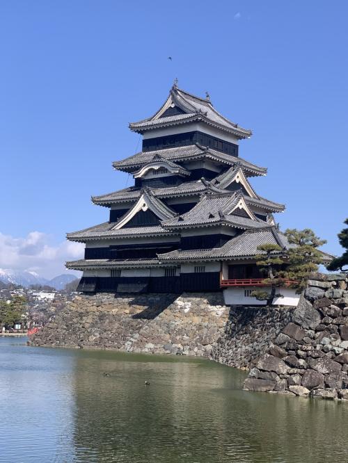 長野、山梨旅行・1日目　日本100名城・松本城　続100名城・高島城