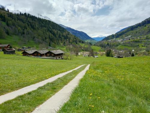 スイス初心者ハイキングのすすめ　14.吊り橋を渡ってエルネン村へ、ゴムス地方