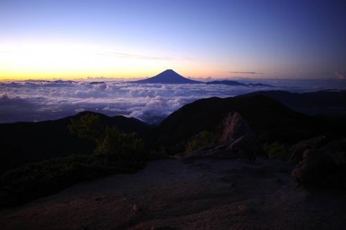 鳳凰三山のご来光