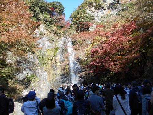 箕面公園の紅葉