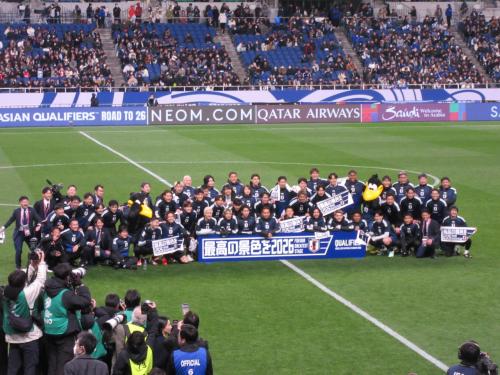 2025年3月20日：埼玉スタジアム2002「日本代表 vs バーレーン」観戦 「祝！日本Wcup出場決定」＆東川口「麺匠　喜楽々」