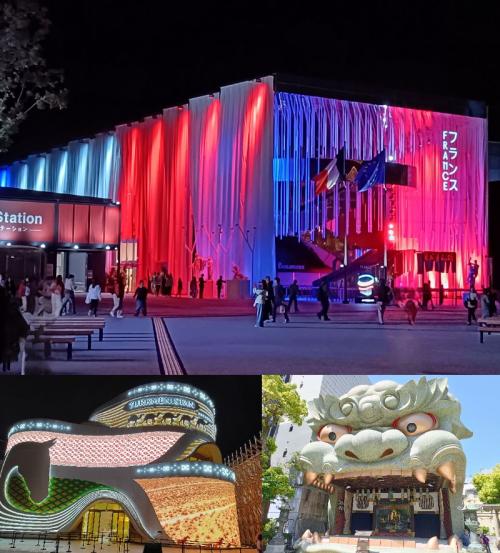 水上ショーを見たくて幻想的な「夜の万博」へ！　EXPO2025、水上ショー、難波八坂神社、OMO7宿泊編！