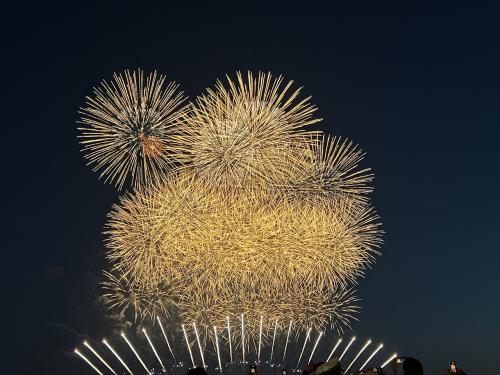 大阪関西・万博　５回目　大曲花火の日　過去最高の入場者数だったそうです（2024年６月）