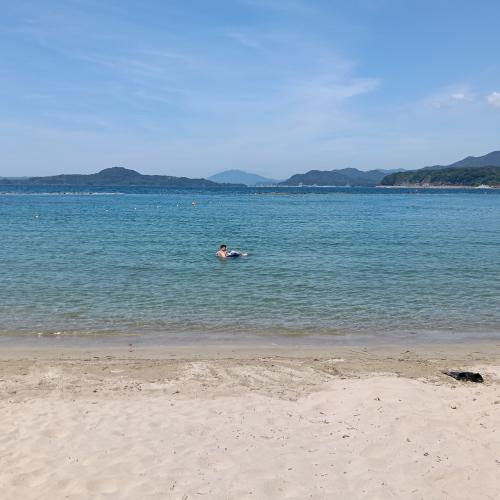 災害級猛暑の夏の萩！海水浴＆城下町散歩