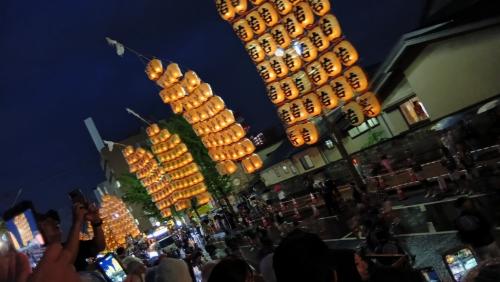 竿灯まつりと象潟観光と時々土砂降り2泊3日　1日目