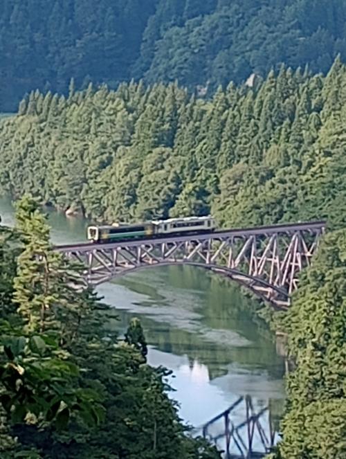 夏の只見川と只見線のスポットを訪ねる（その3）早戸温泉、只見川第一橋梁、圓藏寺