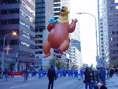 フィラデルフィアの感謝祭のパレードの様子