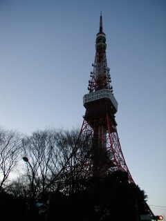 東京タワーから…