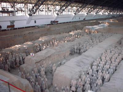 西安　兵馬俑見学の旅 2日目