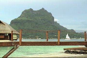 タヒチ、ボラボラ島水上コテージに滞在♪（Tahiti　Borabora Island）