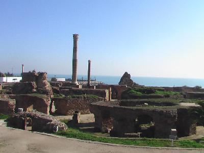 チュニジアの旅【２】　古代の繁栄がしのばれるカルタゴ遺跡