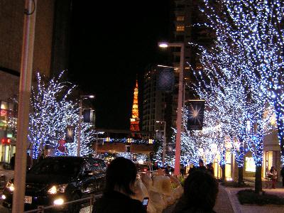 2004年　クリスマスイルミネーション　＠六本木ヒルズ