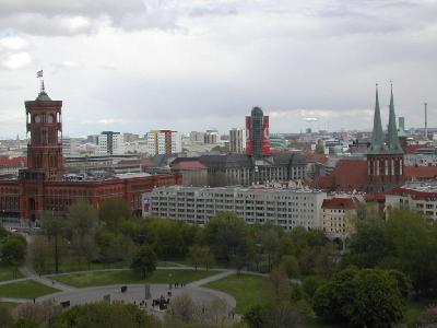 曇り空のベルリン