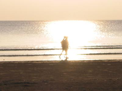 ランタの夕日