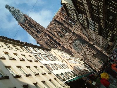 ドイツに近いフランス　ストラスブール