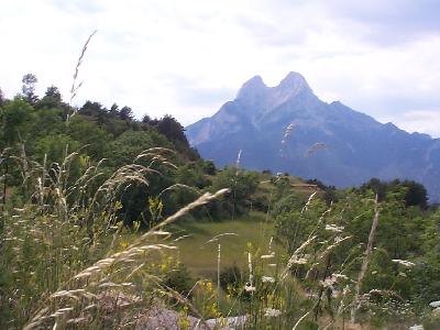 ピレネー山脈の小さな村