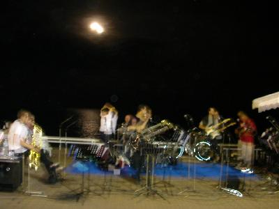 音楽祭続き 夜中(ニース)