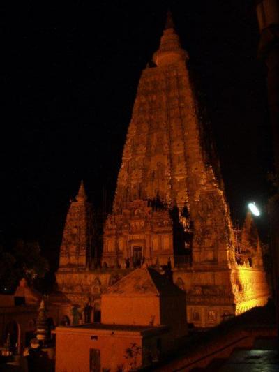 インド、シャカの街ブッダガヤ