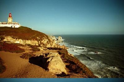 ヨーロッパ大陸の最南端、ロカ岬    Cape Roca in Portugal