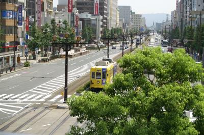 路面電車の有る街