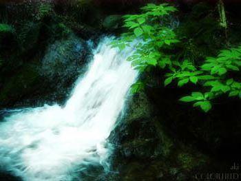 雄滝・雌滝　山梨県道志。Doushi in Yamanashi Japan