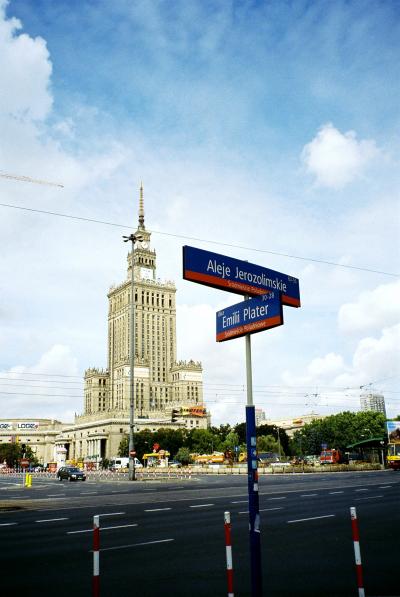 2005年夏のプラハ・ポーランド旅行20日間　その15　上から見たワルシャワ
