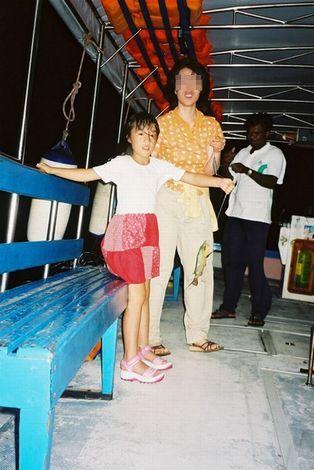 2003モルディブ～ナイトフィッシングで子供達は大喜び