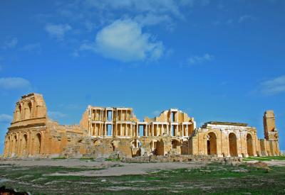  アフリカ地中海の道?サプラタの遺跡?