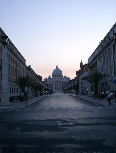 知らずに足を踏み入れていたバチカン