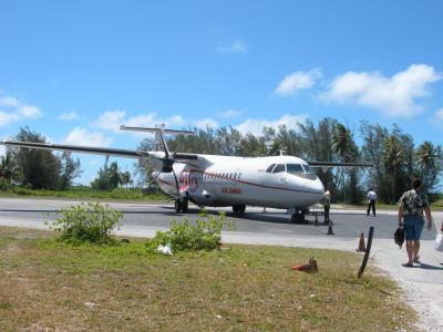 タヒチ・ボラボラ島2005～エア・タヒチより上空風景編～