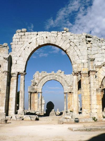 中東の旅【７】　シリア、カラート・サマーンの聖シメオン教会