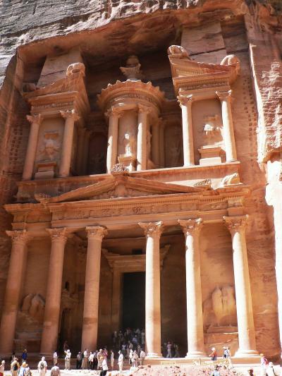 中東の旅【１７】　　「インディ・ジョーンズ　最後の聖戦」の舞台　ヨルダン・ペトラの「エル・ハズネ」