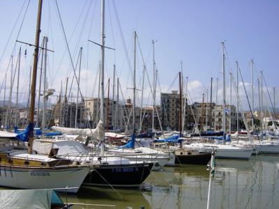 パレルモのヨットハーバー