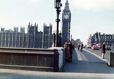 1972年パリ滞在中にロンドンへ