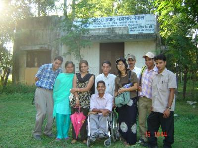 友達の働く職場へ