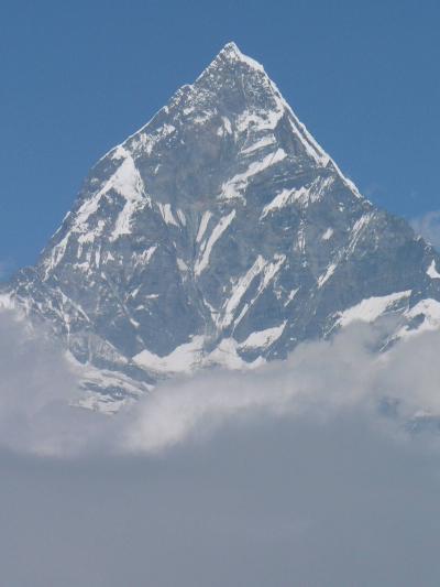 アジア・バックパッカーの旅【２８】　ネパール　ポカラで見たヒマラヤ