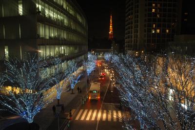 自分の住んでいる街周辺、六本木ヒルズに麻布十番。