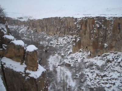 冬のカッパドキア１　寒い・・寒すぎる