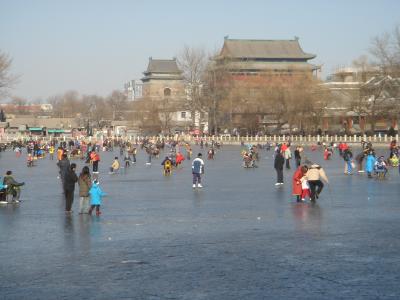 北京真冬の散歩道