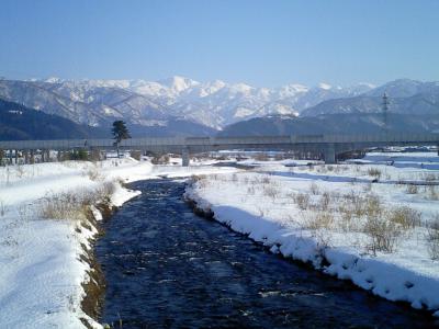 正月の富山は晴天♪