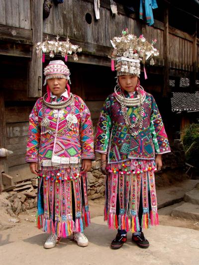 貴州省東南部の旅：三都県のミャオ族の村訪問